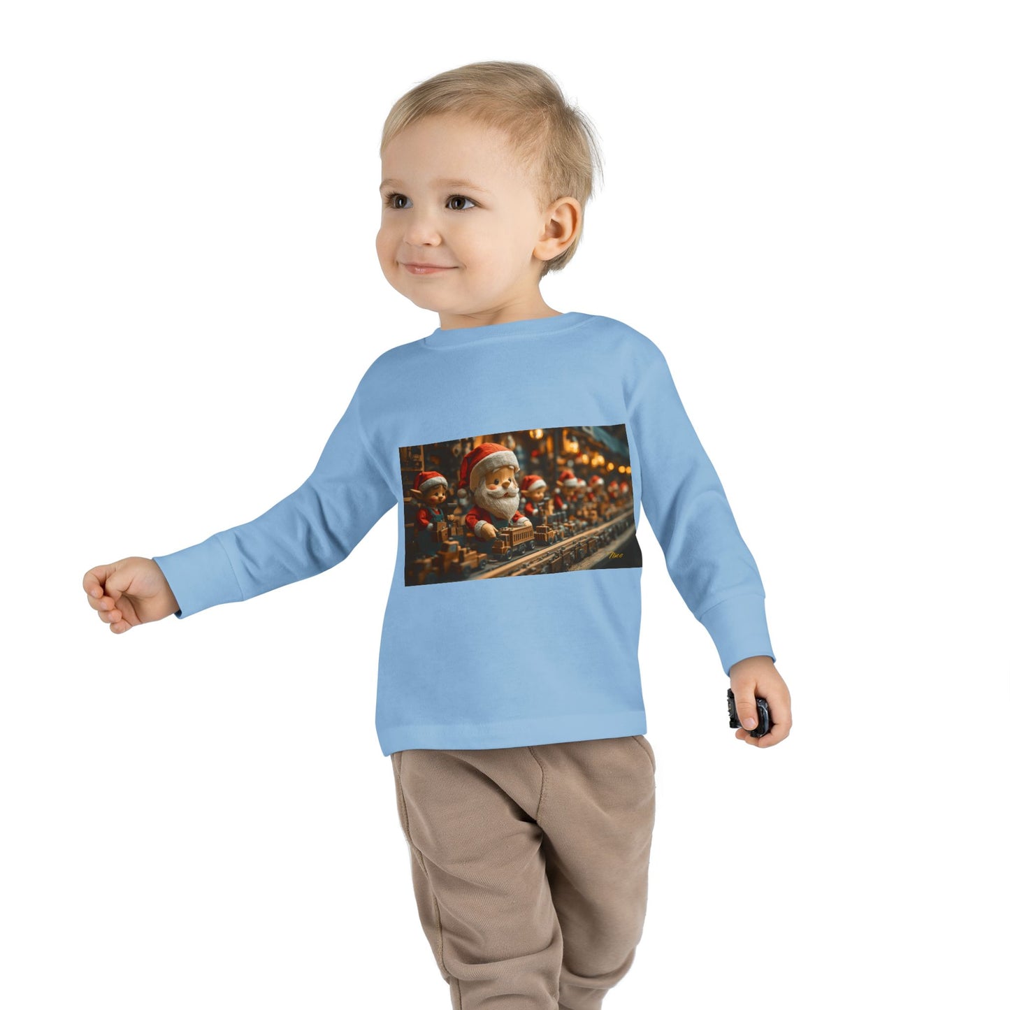 Chirstmas 2024 Series Print #3 Toddler Long Sleeve Tee