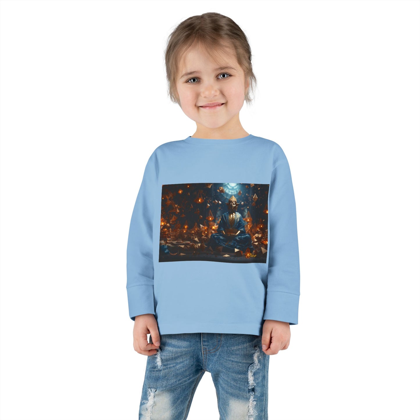 Ascending Buddha Series Print #1 Toddler Long Sleeve Tee