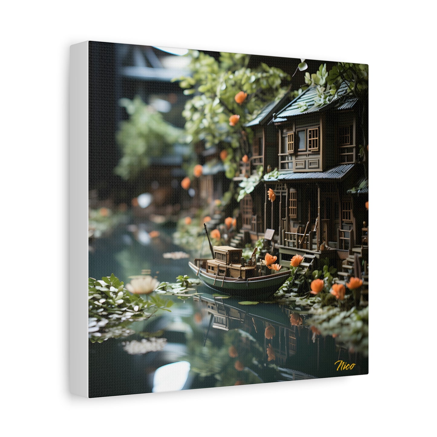 Born On A Bayou Print #9 - Streached Matte Canvas Print, 1.25" Thick