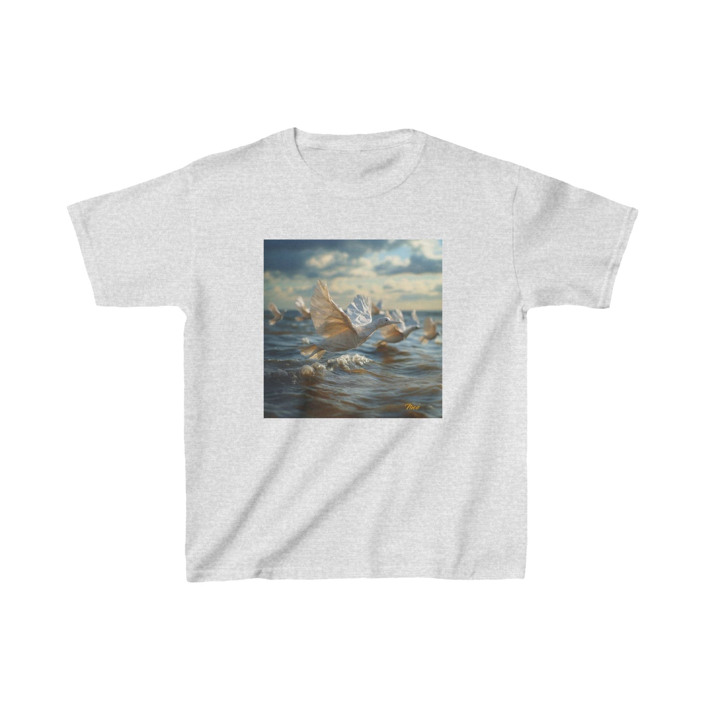 By The Seaside Series Print #7 Kids Heavy Cotton™ Tee