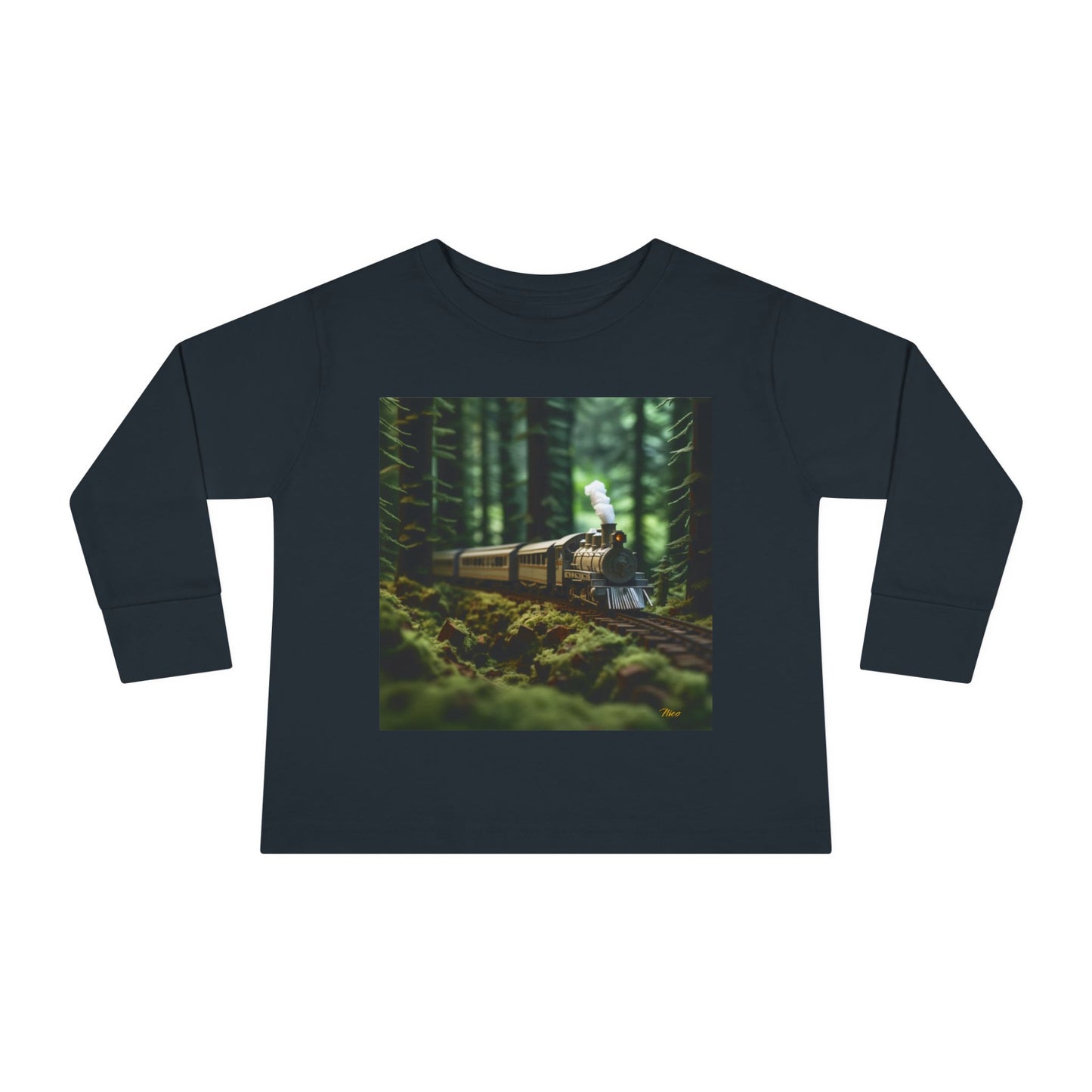 Orient Express Series Print #7 Toddler Long Sleeve Tee