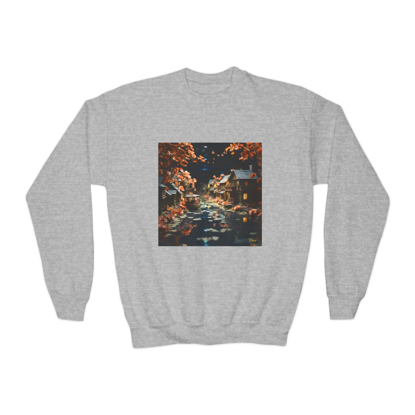 Born On A Bayou Series Print #7 Youth Crewneck Sweatshirt