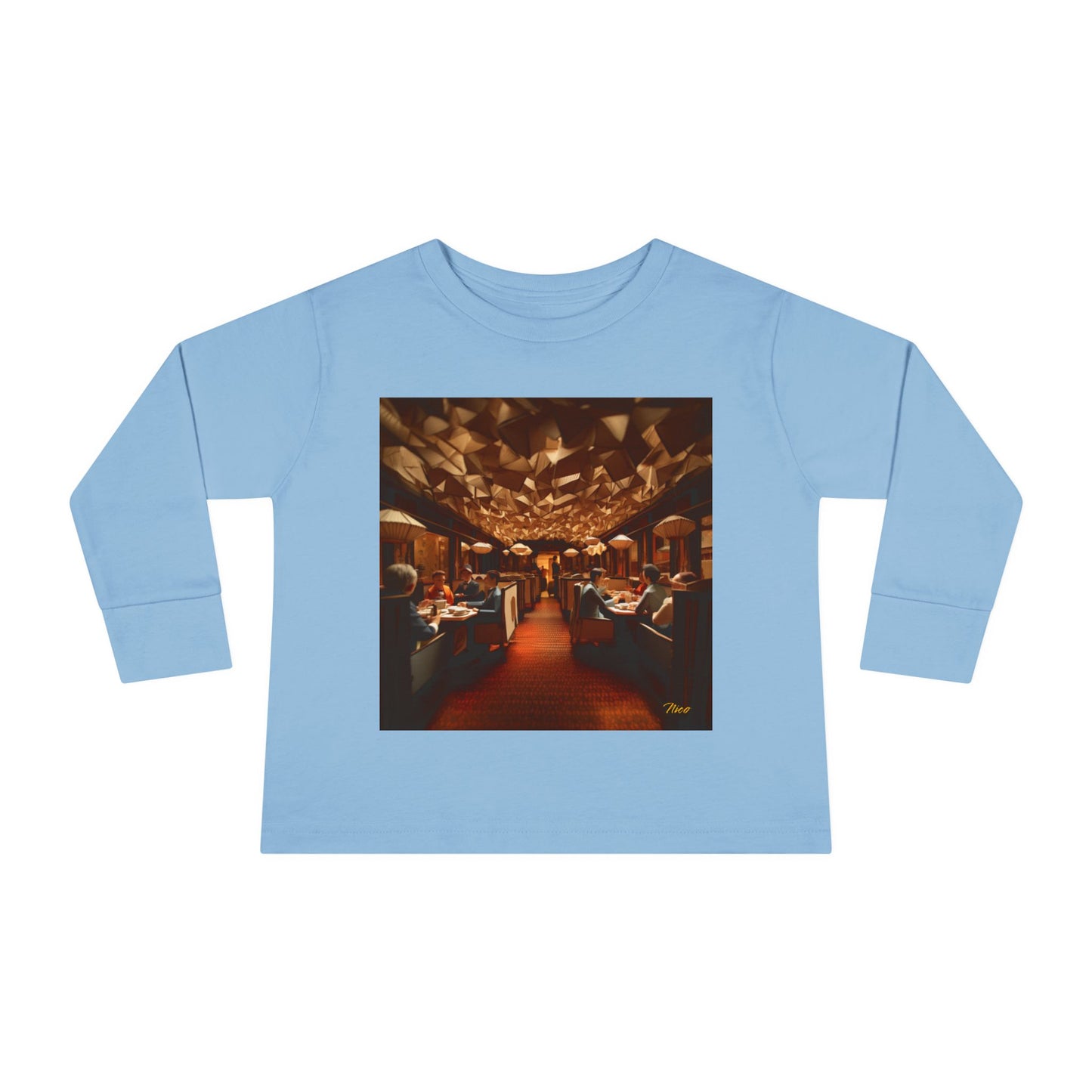 Orient Express Series Print #2 Toddler Long Sleeve Tee