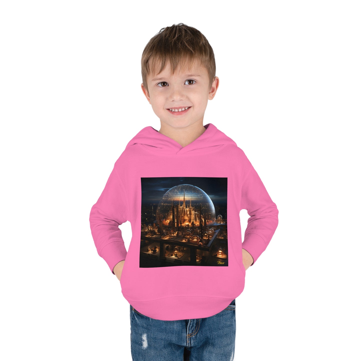 Elons' Dream Series Print #10 Toddler Pullover Fleece Hoodie