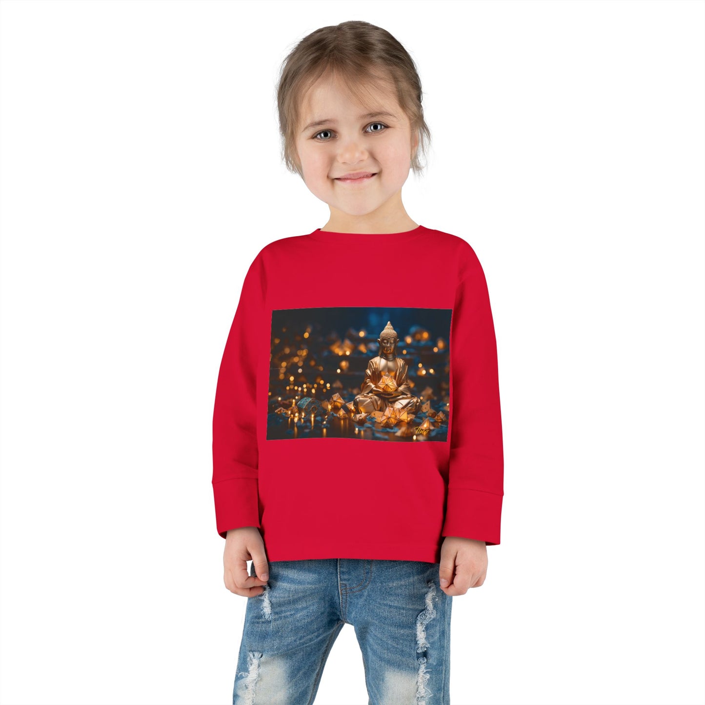 Ascending Buddha Series Print #10 Toddler Long Sleeve Tee