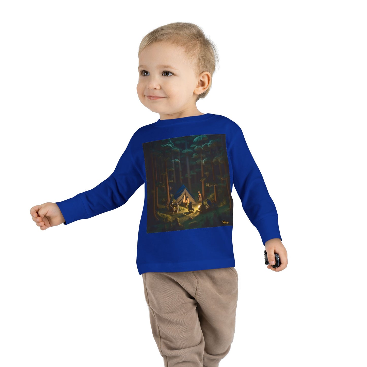 Under The Starry Skies Series Print #6 Toddler Long Sleeve Tee