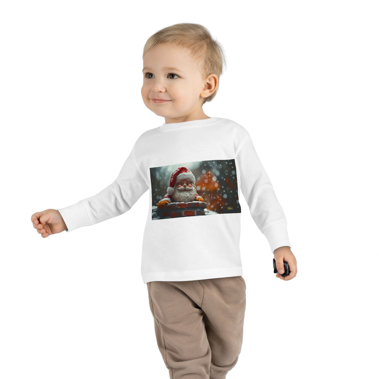 Chirstmas 2024 Series Print #6 Toddler Long Sleeve Tee