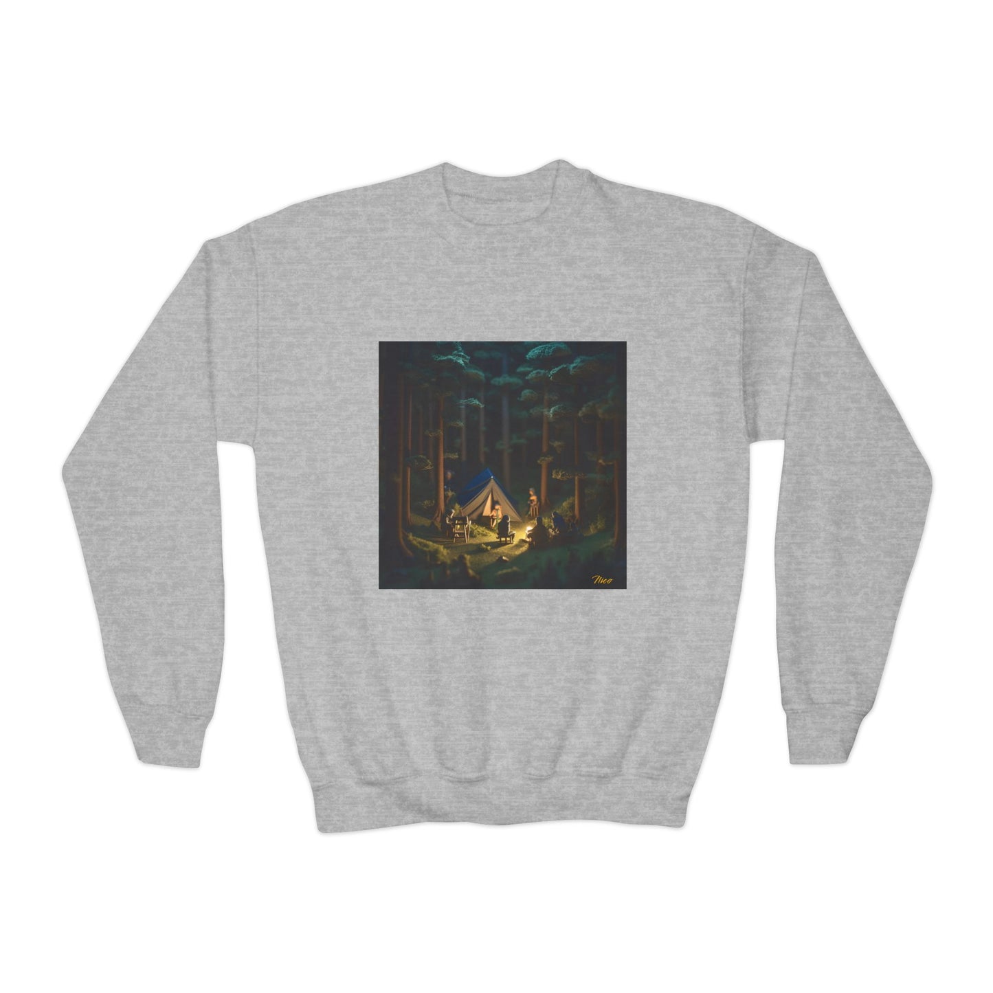 Under The Starry Skies Series Print #6 Youth Crewneck Sweatshirt