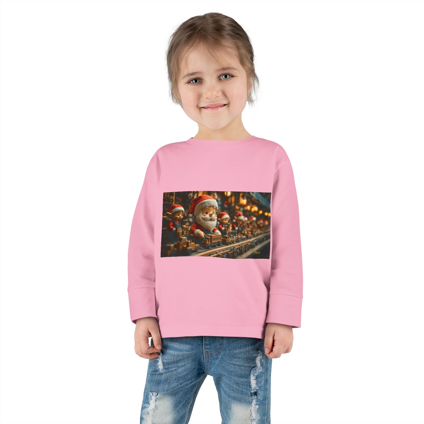 Chirstmas 2024 Series Print #3 Toddler Long Sleeve Tee