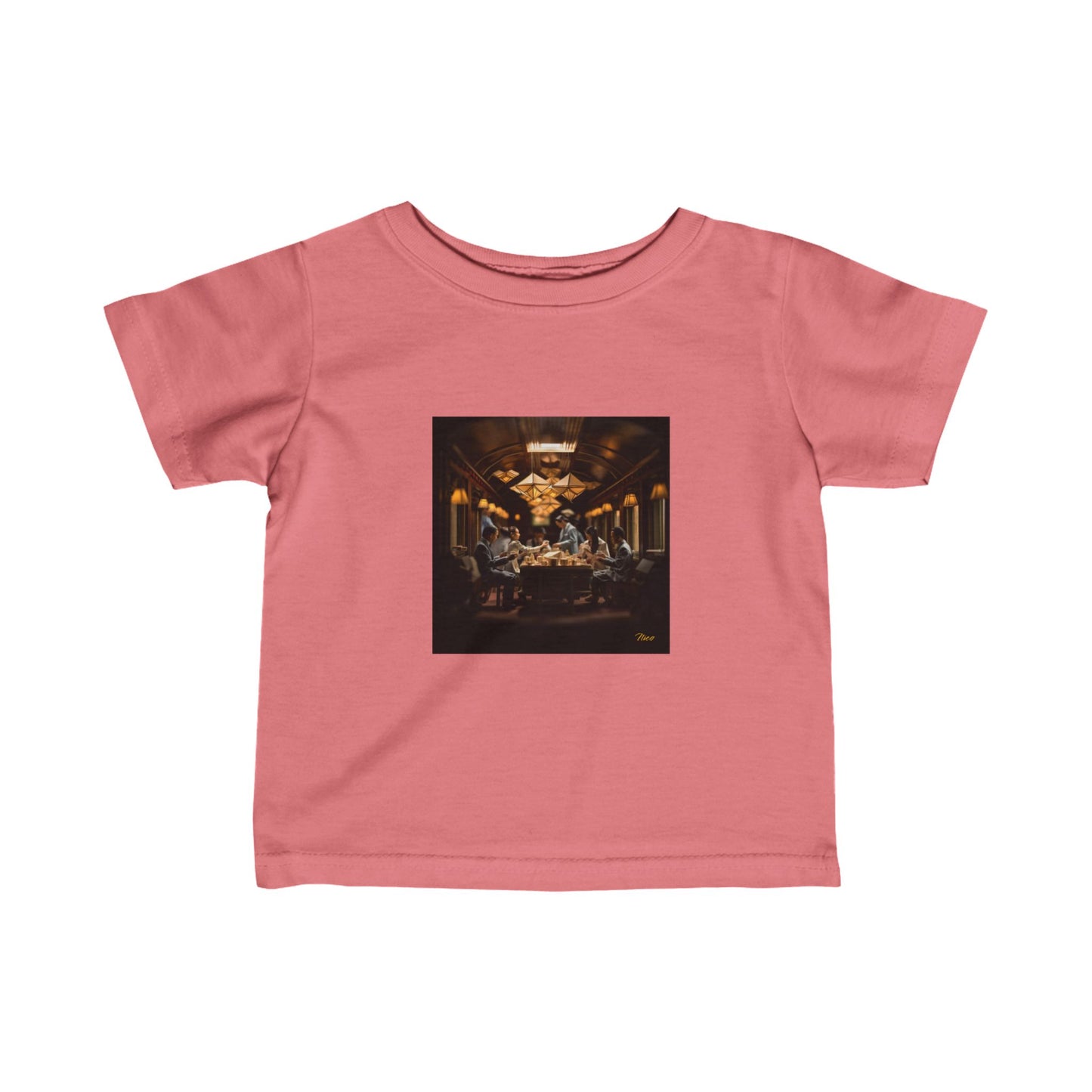 Orient Express Series Print #6 Infant Fine Jersey Tee