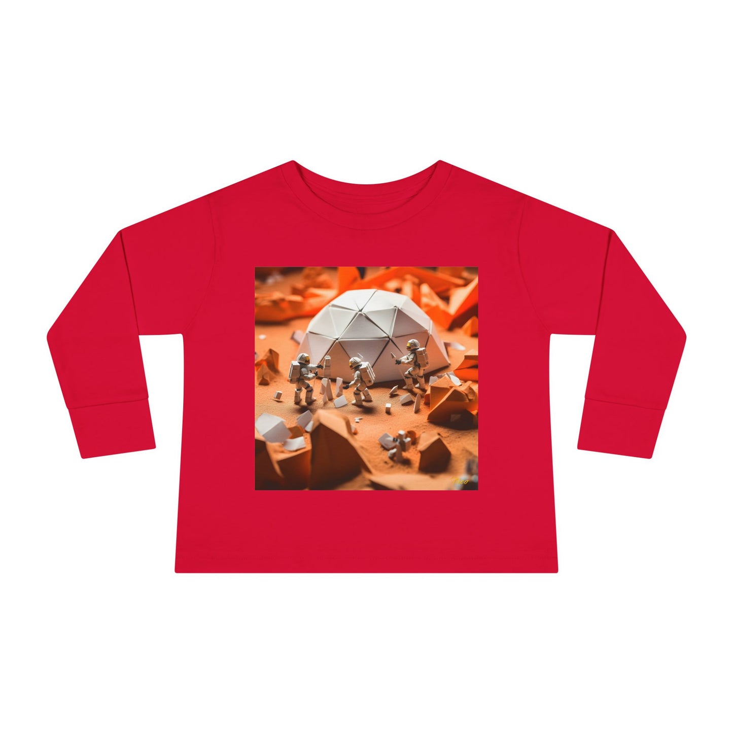 Elons' Dream Series Print #8 Toddler Long Sleeve Tee