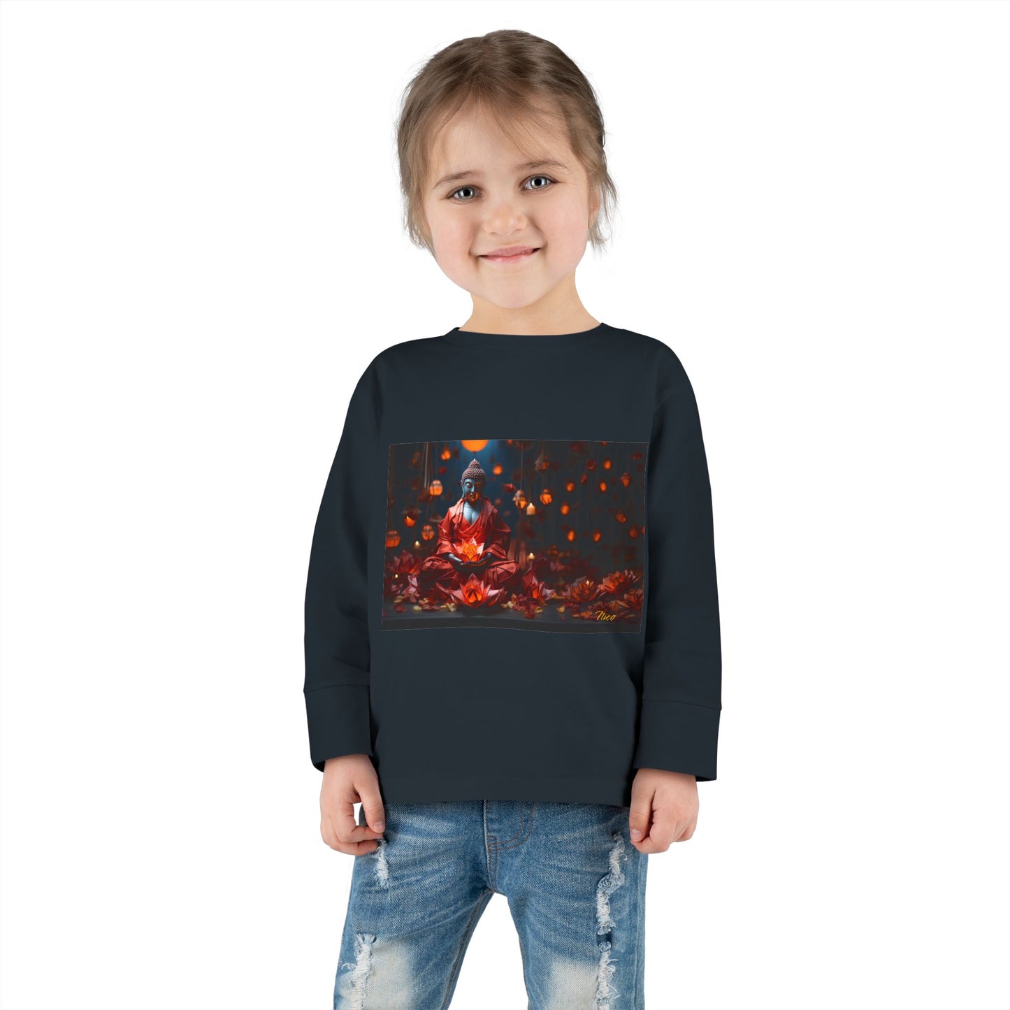 Ascending Buddha Series Print #2 Toddler Long Sleeve Tee