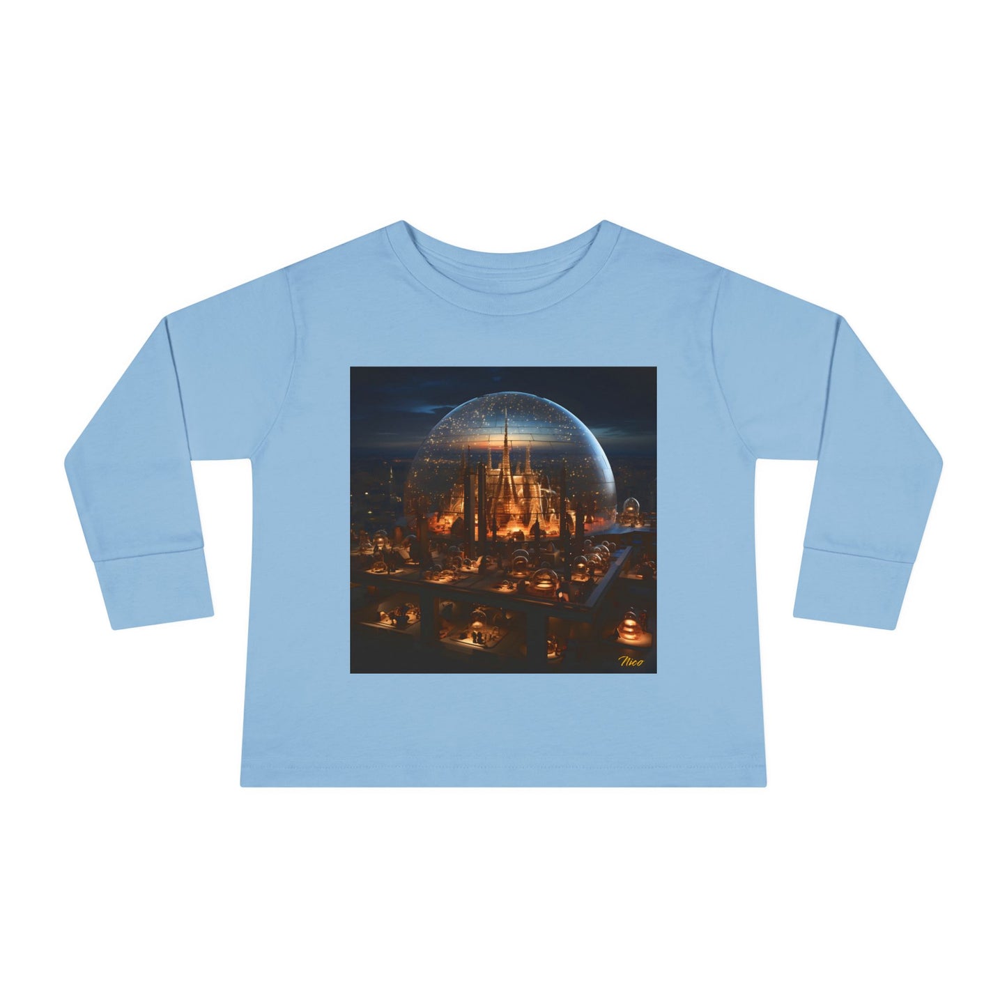 Elons' Dream Series Print #10 Toddler Long Sleeve Tee