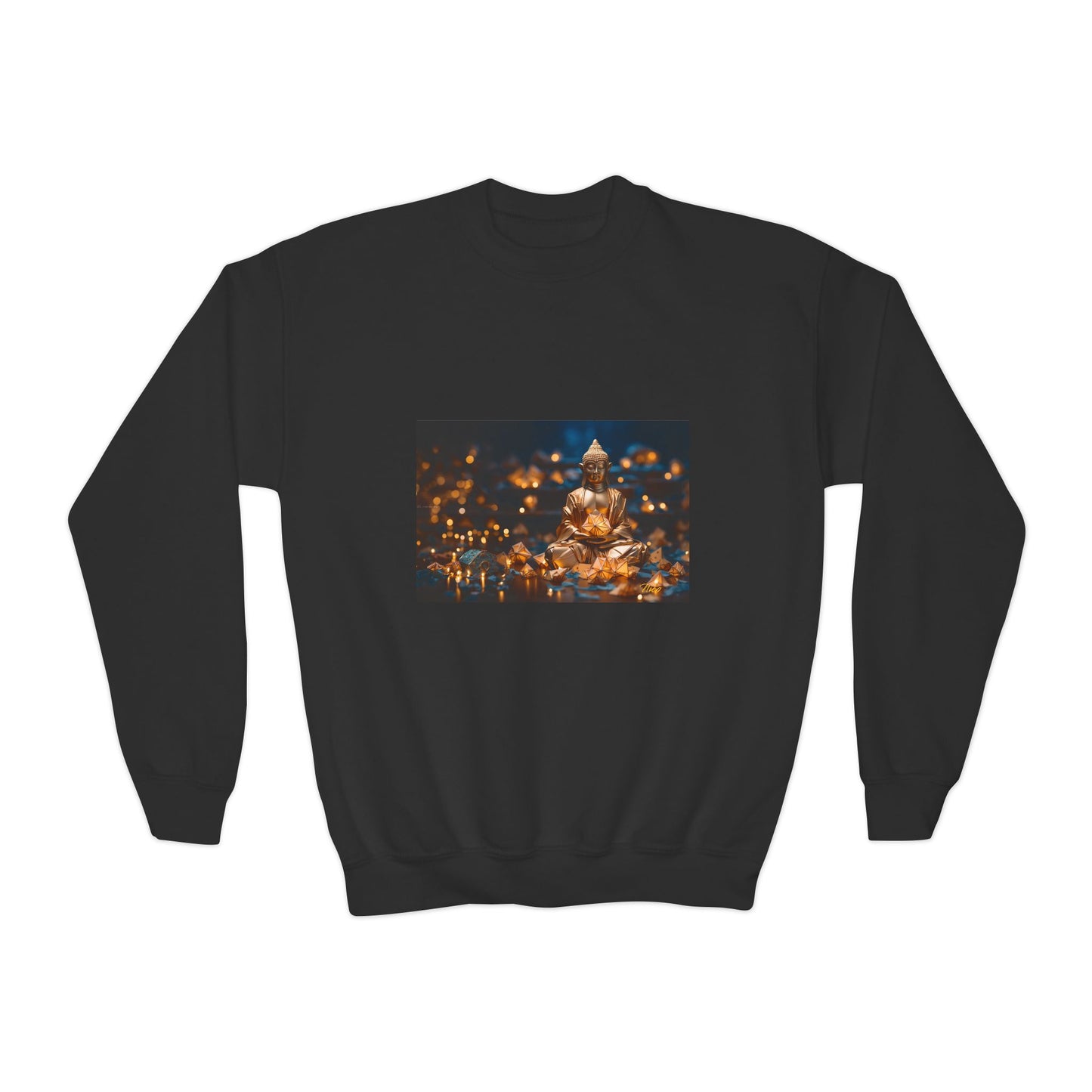 Ascending Buddah Series Print #9 Youth Crewneck Sweatshirt