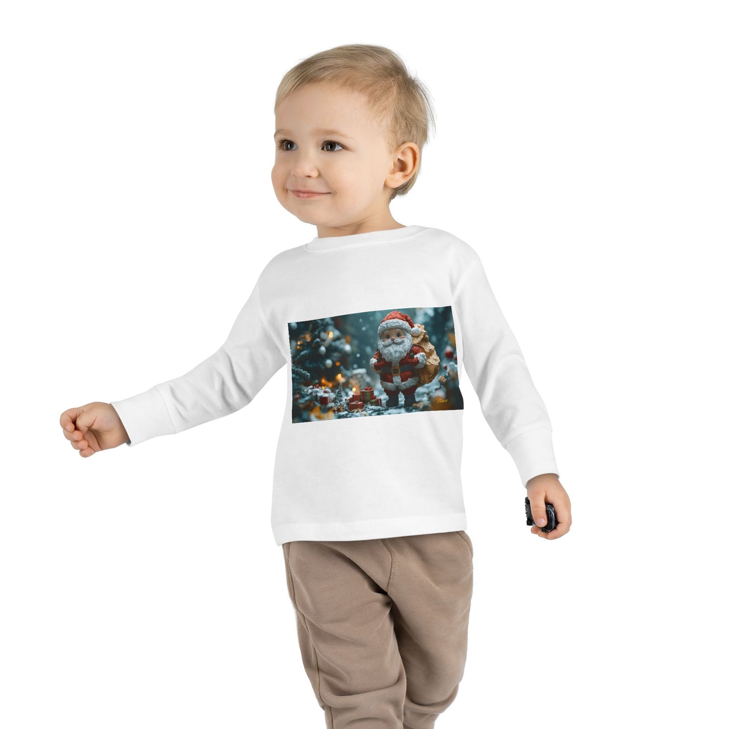 Chirstmas 2024 Series Print #5 Toddler Long Sleeve Tee