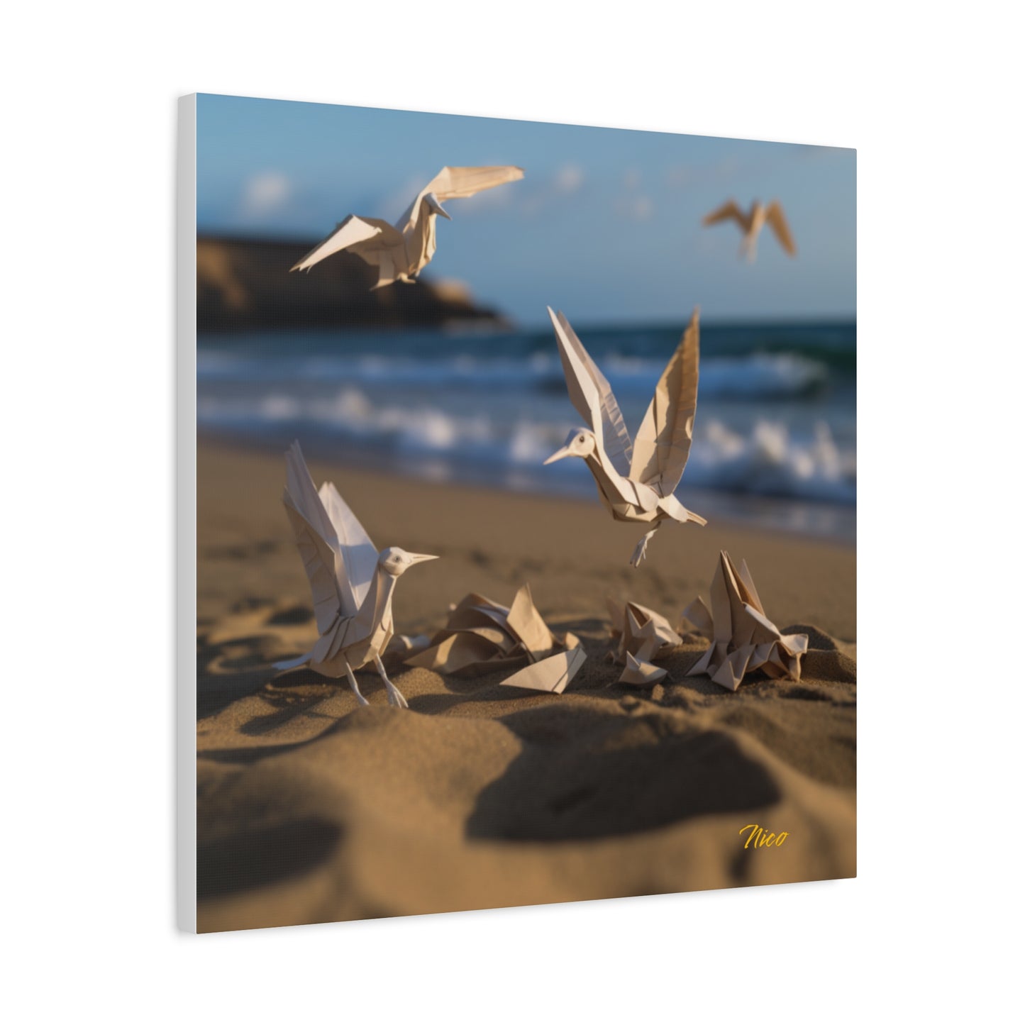 By The Seaside Series Print #7 - Streched Matte Canvas Print, 1.25" Thick