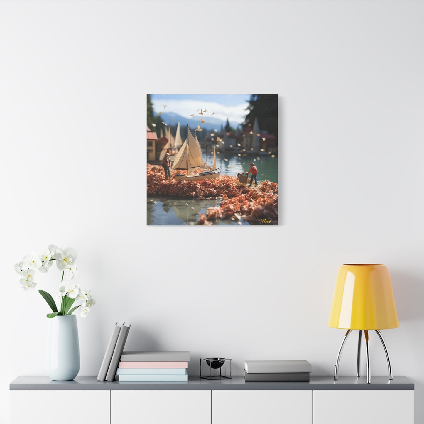 On The Docks By The Bay Series Print #5 - Streched Matte Canvas Print, 1.25" Thick