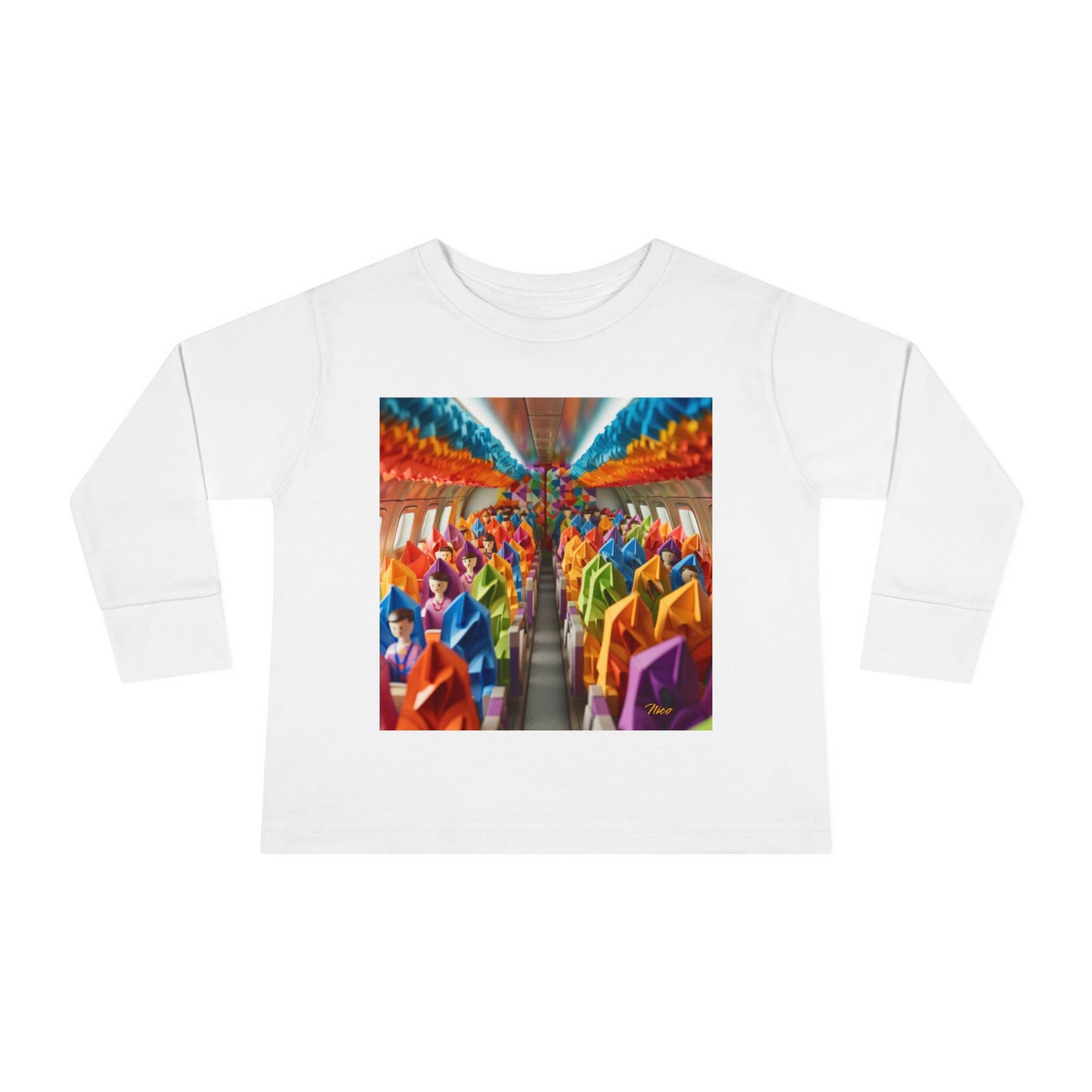 Big Ol' Jet Airliner Series Print #8 Toddler Long Sleeve Tee