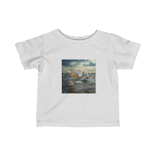 By The Seaside Series Print #8 Infant Fine Jersey Tee