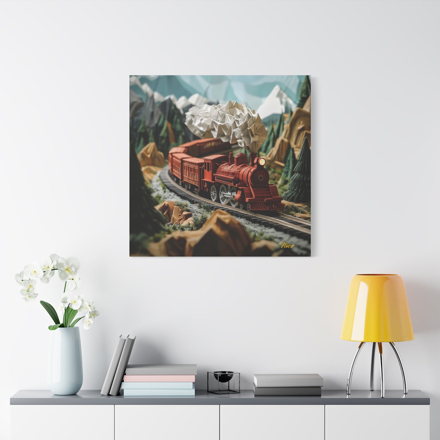 Orient Express Series Print #3 - Streched Matte Canvas Print, 1.25" Thick