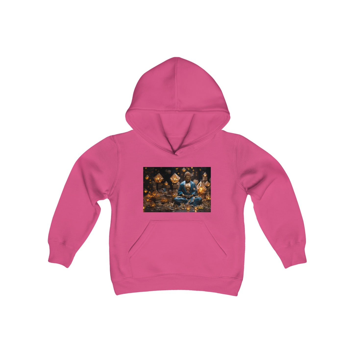 Ascending Buddah Series Print #3 Youth Heavy Blend Hooded Sweatshirt