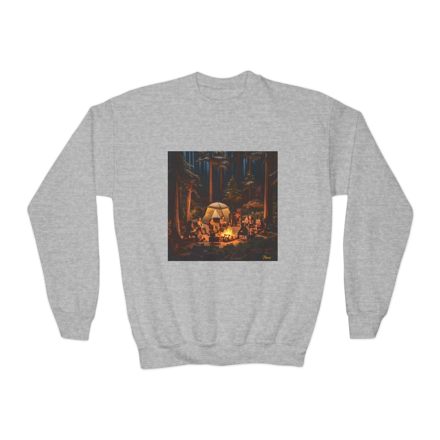 Under The Starry Skies Series Print #4 Youth Crewneck Sweatshirt