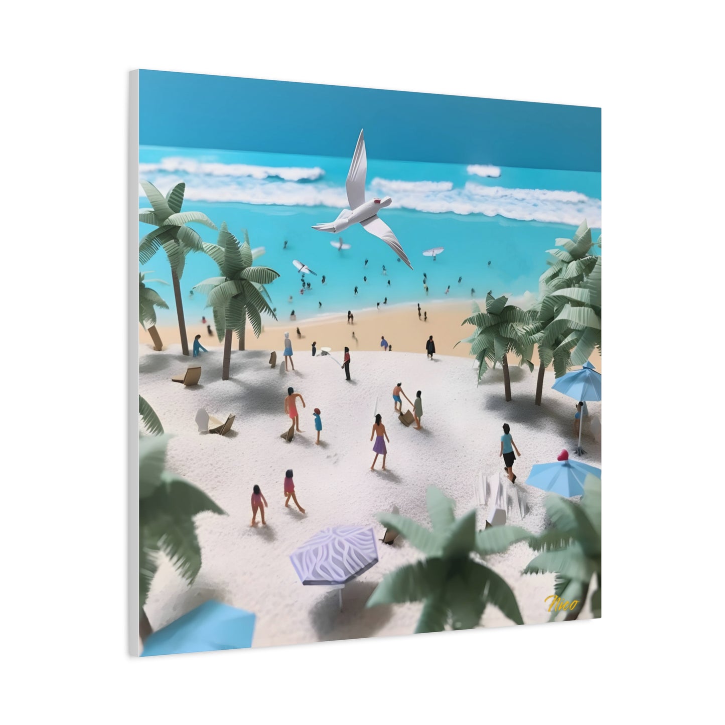 By The Seaside Series Print #5 - Streched Matte Canvas Print, 1.25" Thick