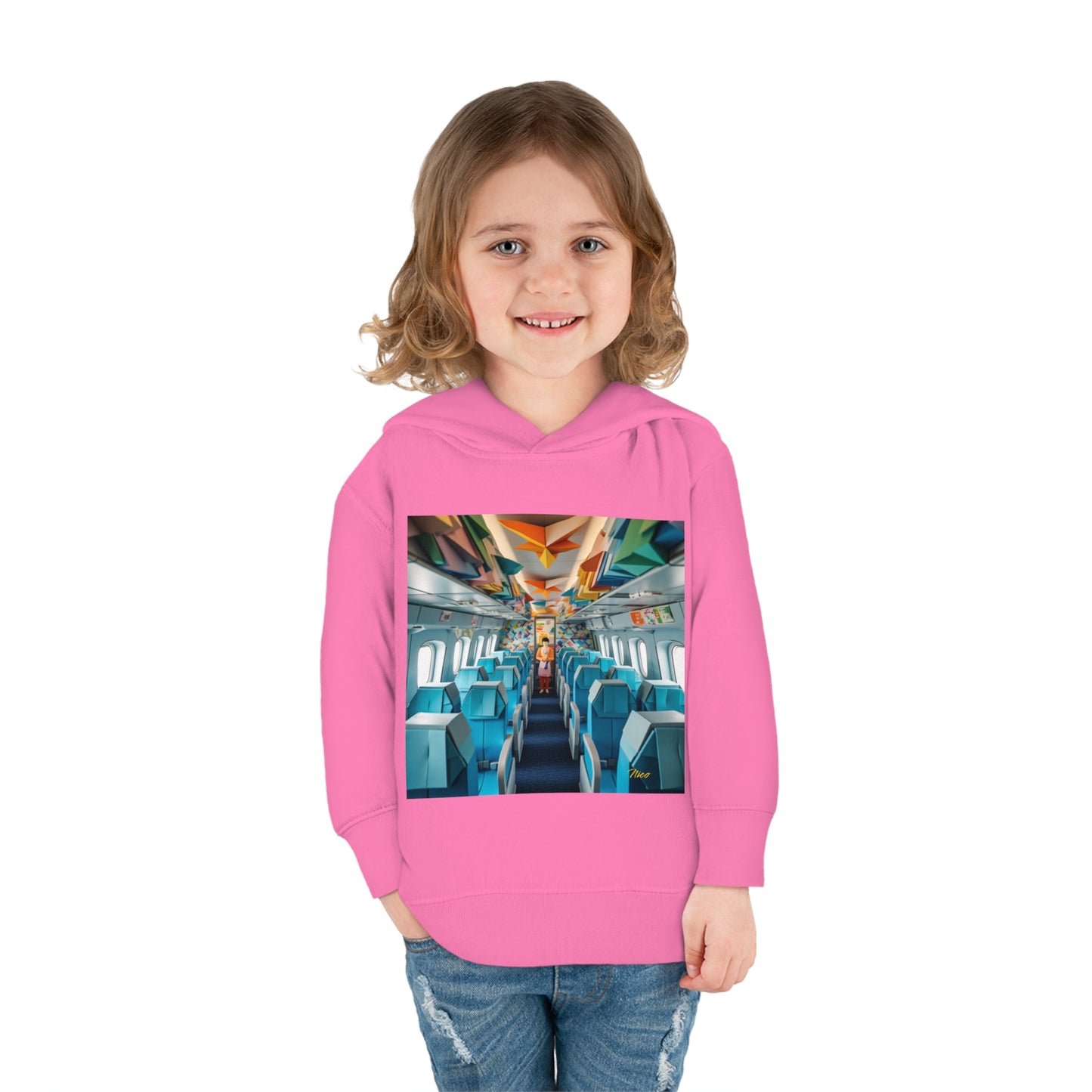 Frequent Flyer Miles Series Print #6 Toddler Pullover Fleece Hoodie