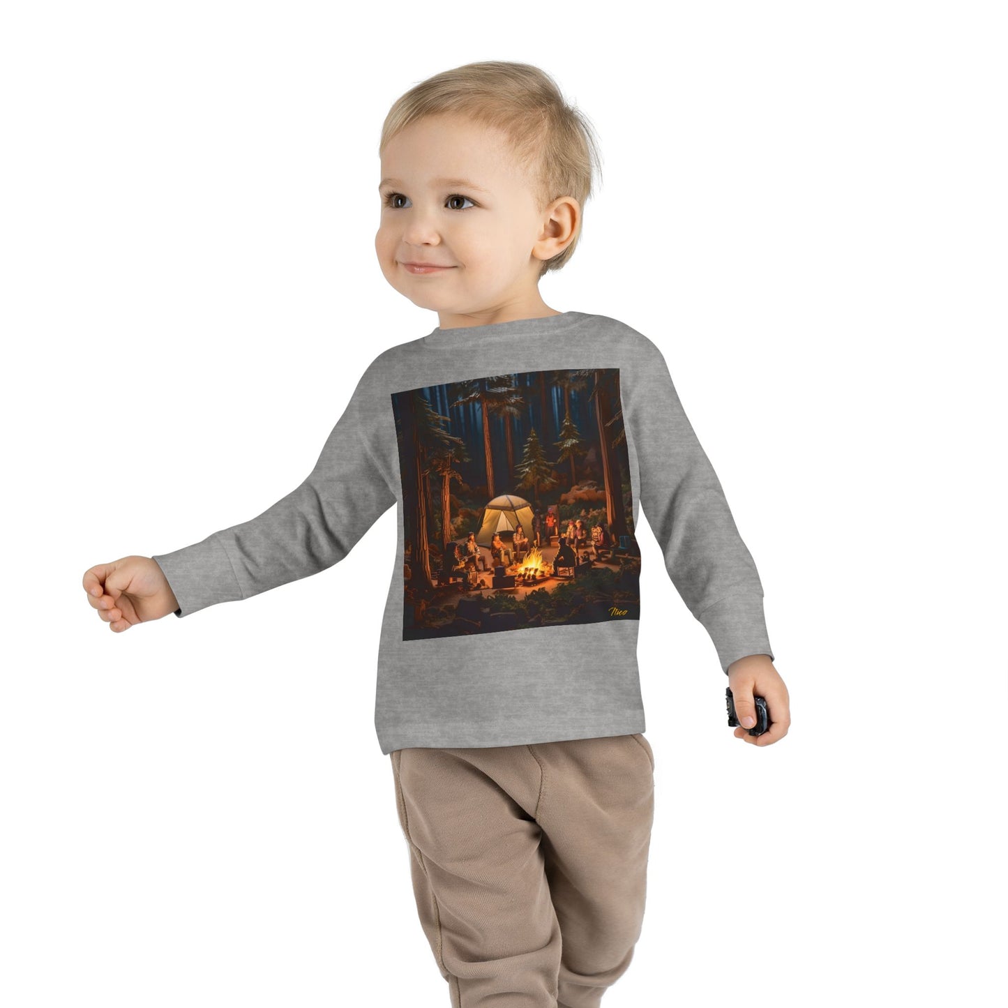 Under The Starry Skies Series Print #4 Toddler Long Sleeve Tee