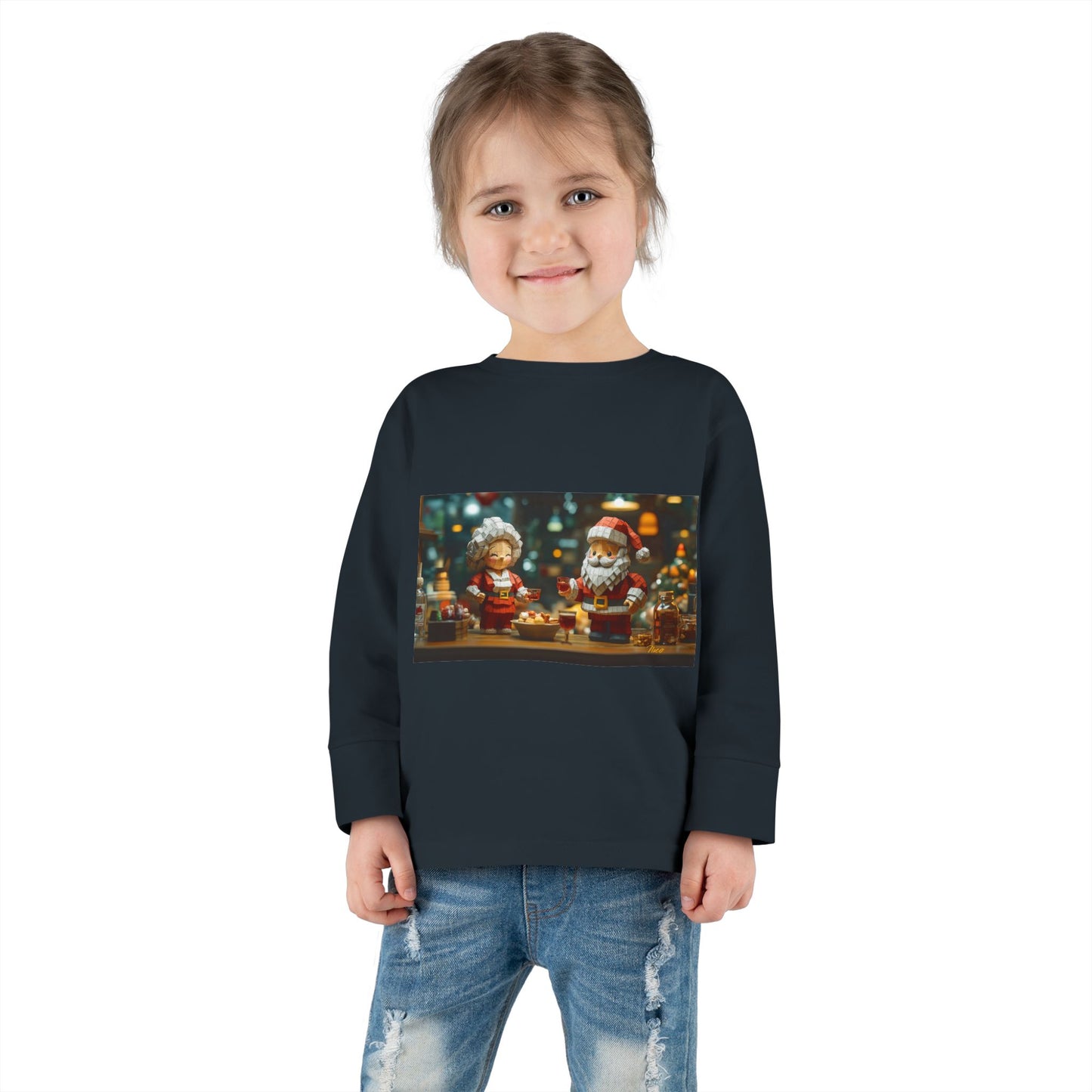 Chirstmas 2024 Series Print #2 Toddler Long Sleeve Tee