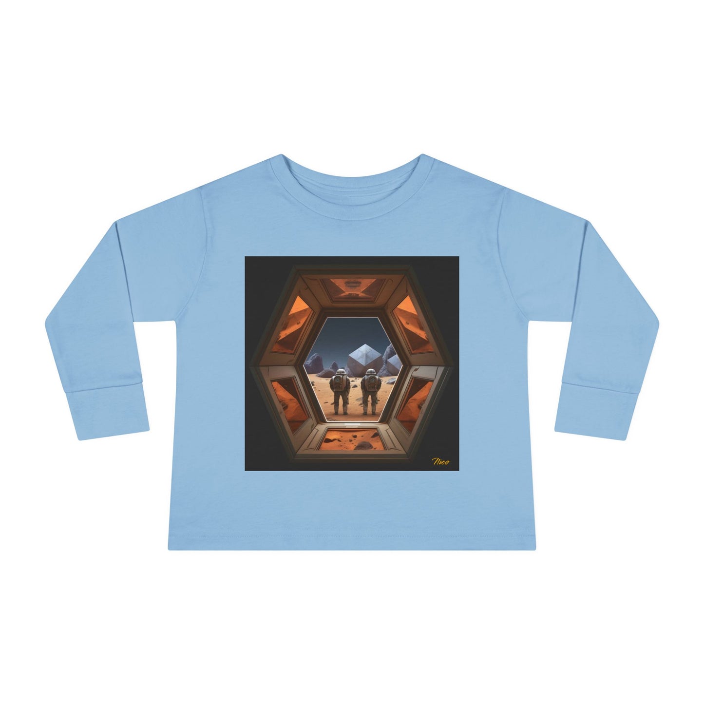 Elons' Dream Series Print #6 Toddler Long Sleeve Tee