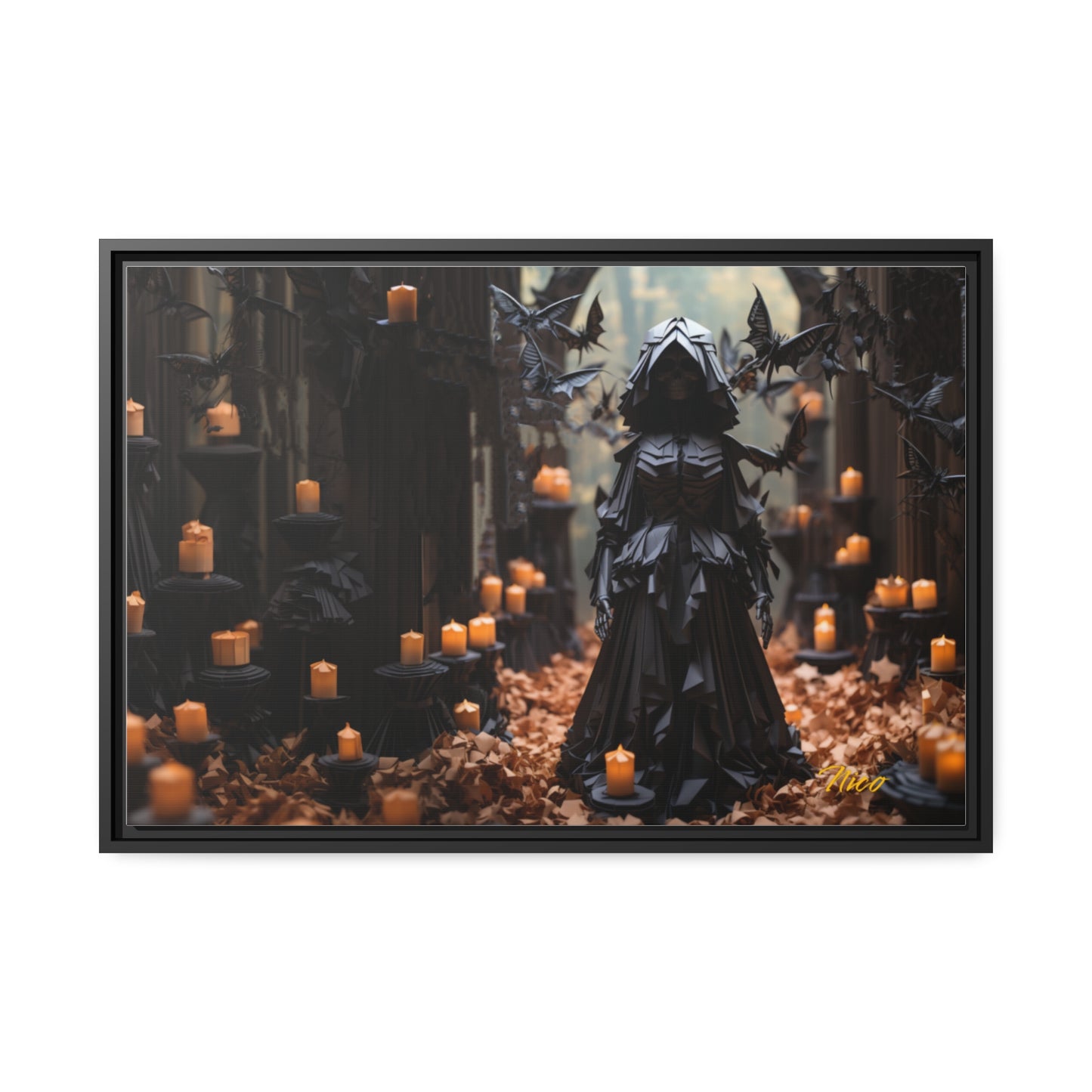 Halloween 2023 Series Print #5 - Black Framed Canvas Print