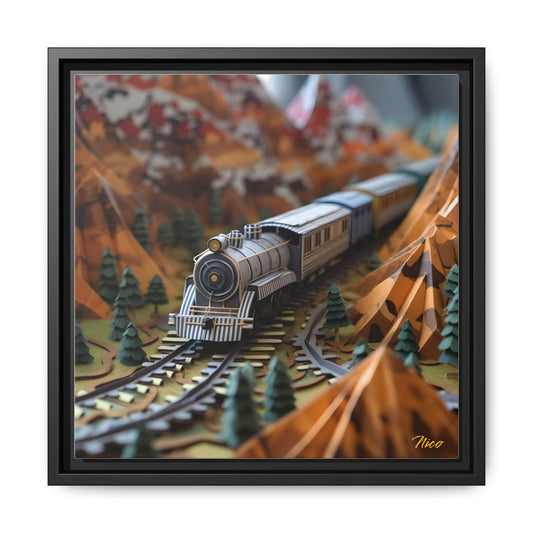 Orient Express Series Print #5 - Black Framed Canvas Print