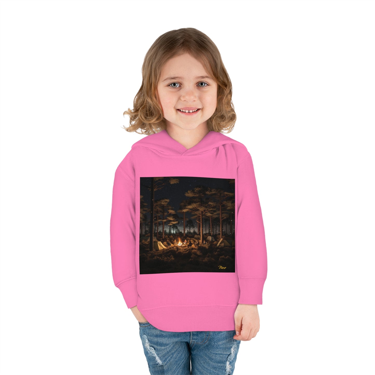 Under The Starry Skies Series Print #9 Toddler Pullover Fleece Hoodie