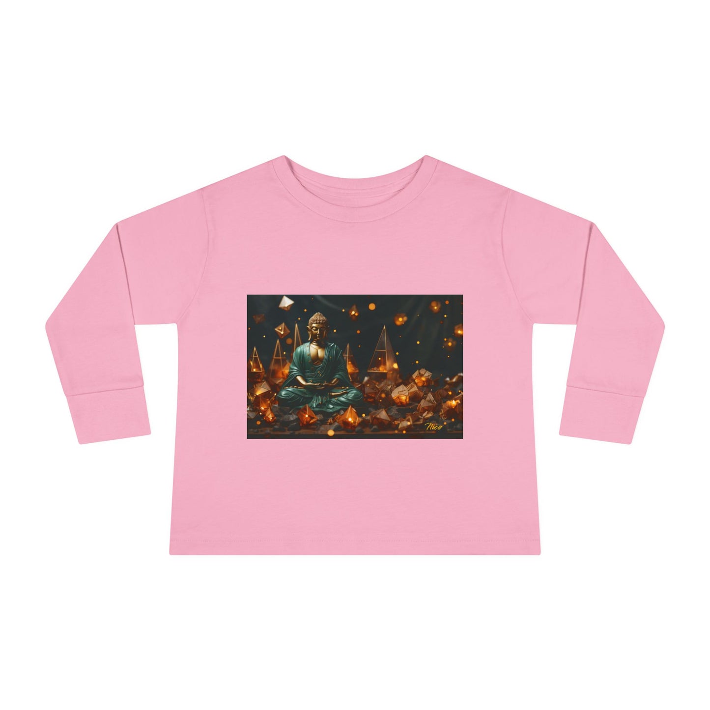 Ascending Buddha Series Print #4 Toddler Long Sleeve Tee