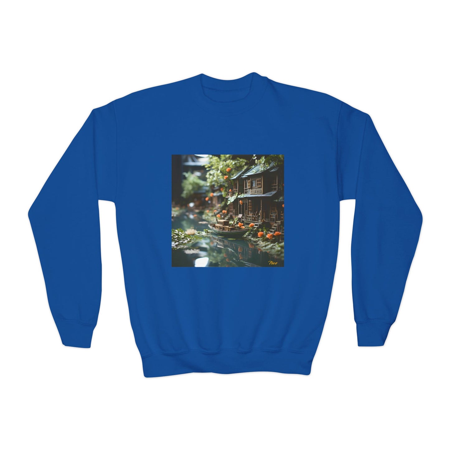 Born On A Bayou Series Print #9 Youth Crewneck Sweatshirt