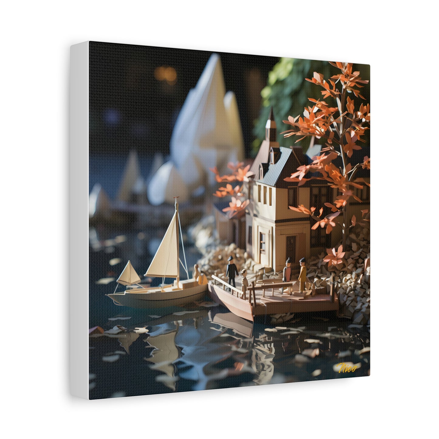 On The Docks By The Bay Series Print #9 - Streched Matte Canvas Print, 1.25" Thick