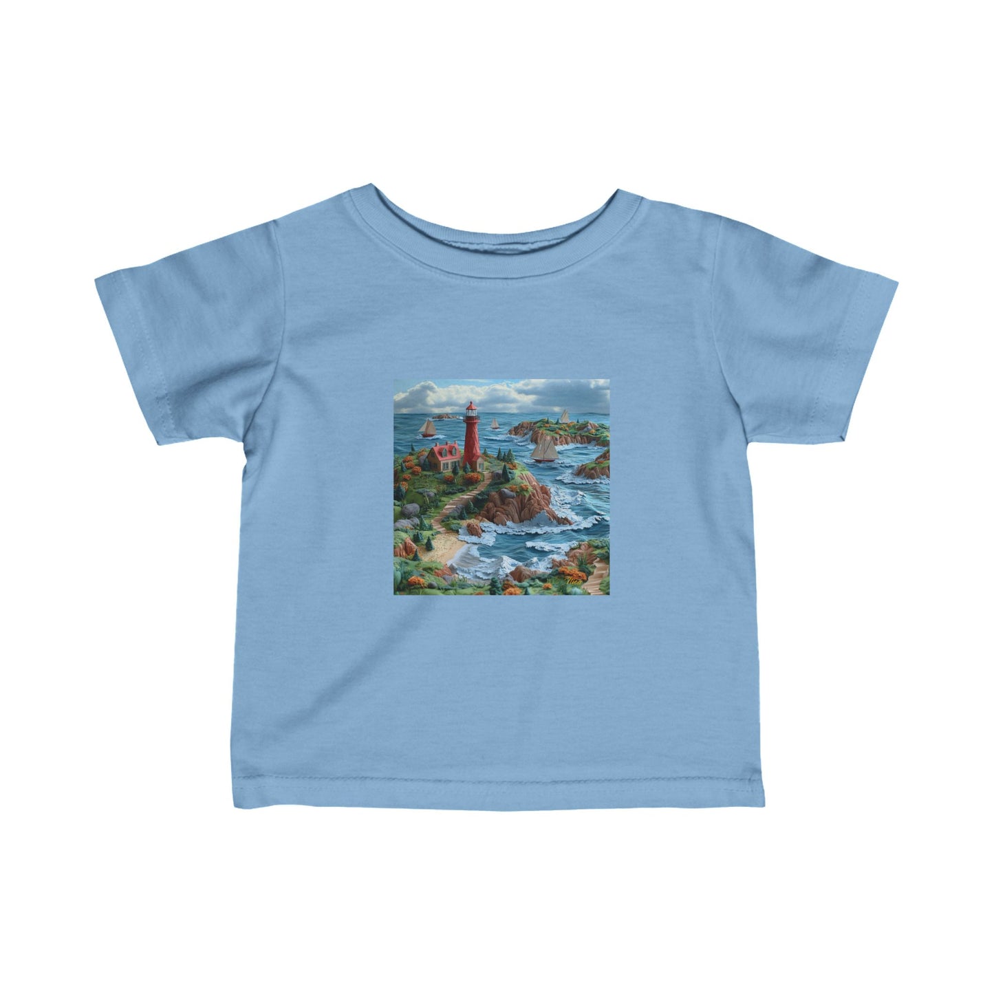 By The Seaside Series Print #6 Infant Fine Jersey Tee