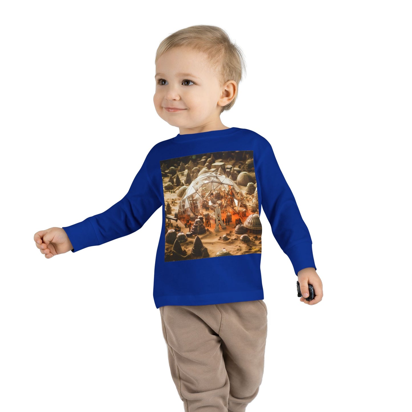 Elons' Dream Series Print #9 Toddler Long Sleeve Tee