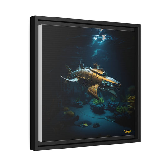 20,000 Under The Sea Series Print #5 - Black Framed Canvas Print