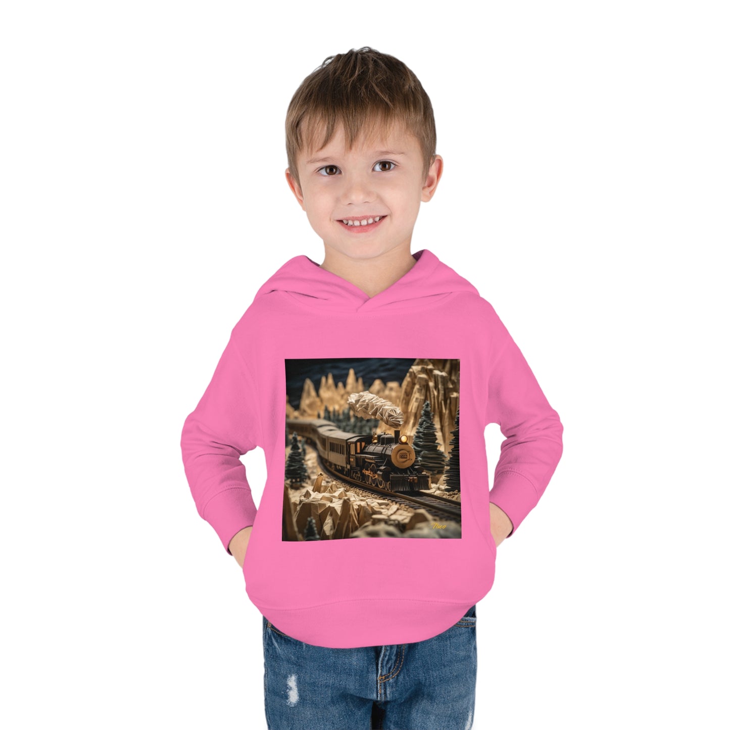 Orient Express Series Print #1 Toddler Pullover Fleece Hoodie