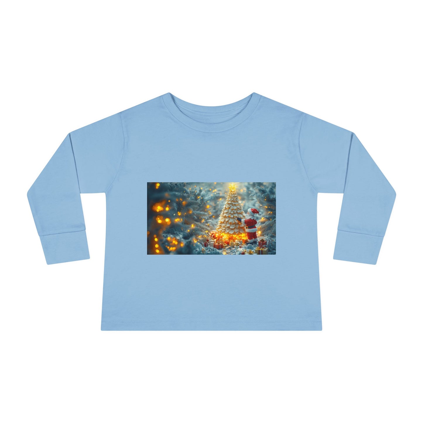 Chirstmas 2024 Series Print #10 Toddler Long Sleeve Tee