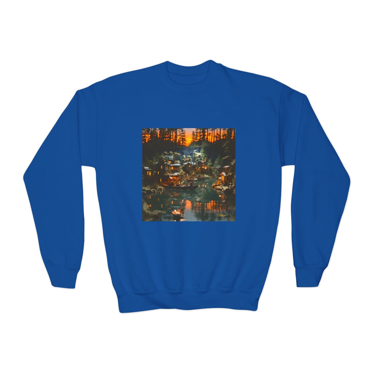 Born On A Bayou Series Print #2 Youth Crewneck Sweatshirt