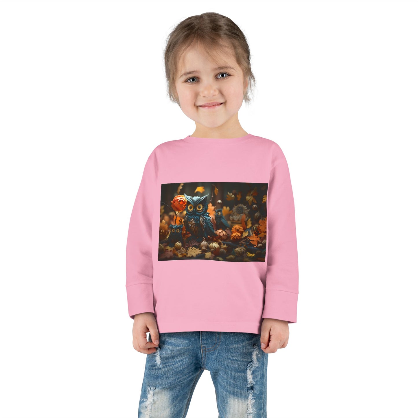 Halloween 2024 Series Print #8 Toddler Long Sleeve Tee