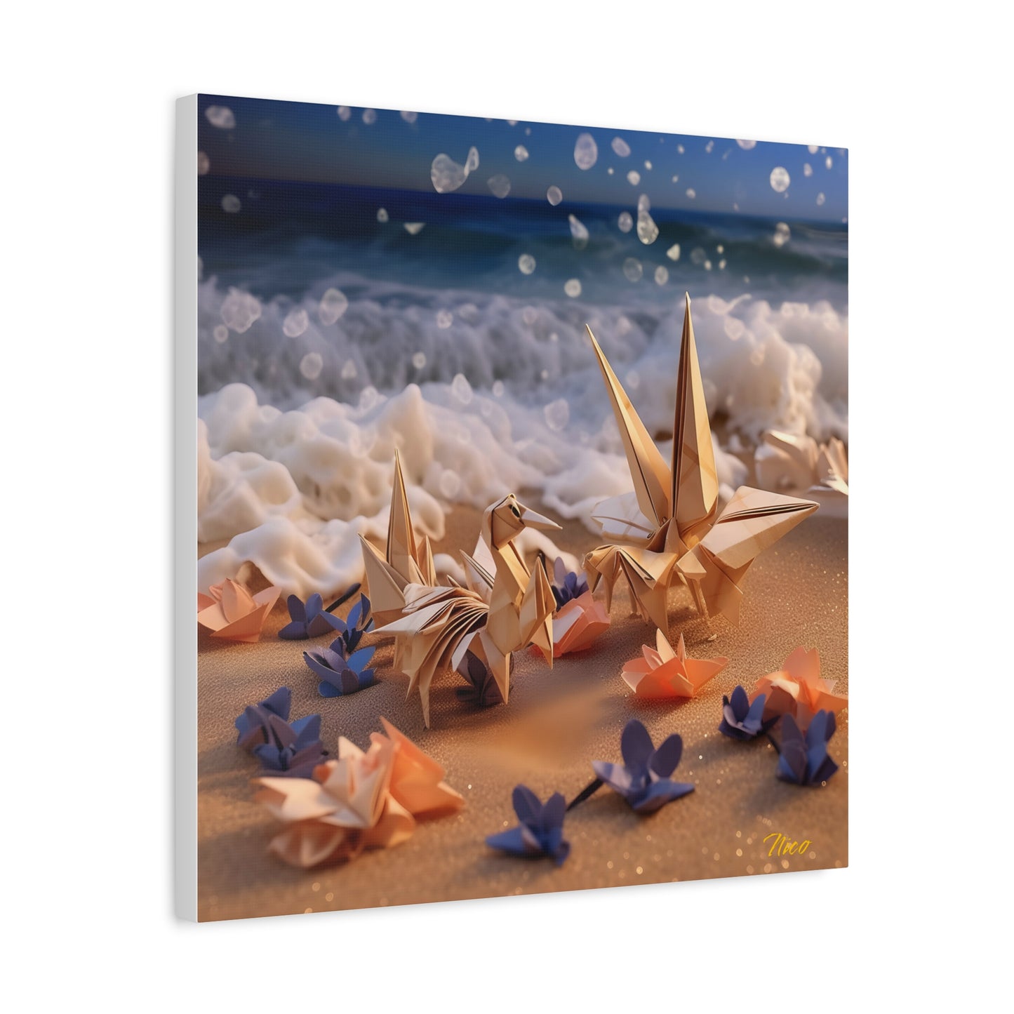 By The Seaside Series Print #10 - Streched Matte Canvas Print, 1.25" Thick