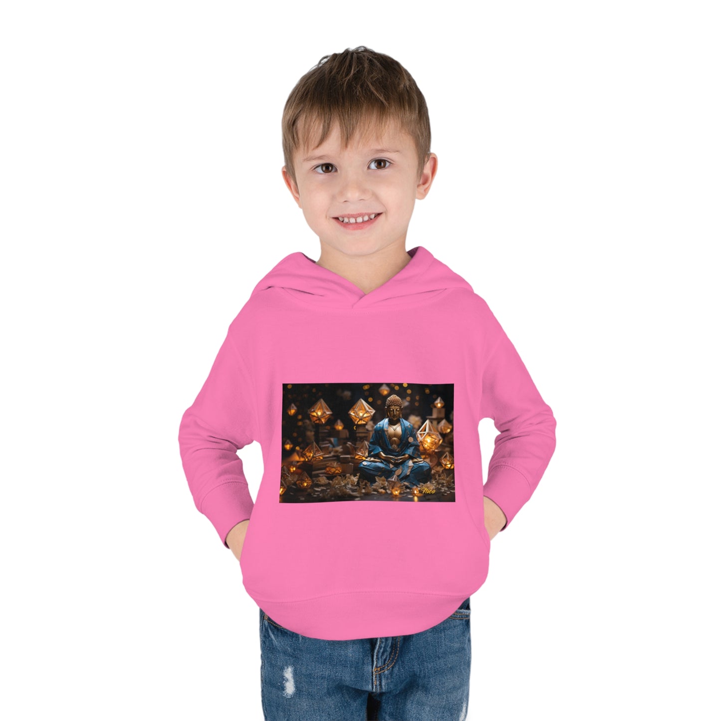 Ascending Buddah Series Print #3 Toddler Pullover Fleece Hoodie