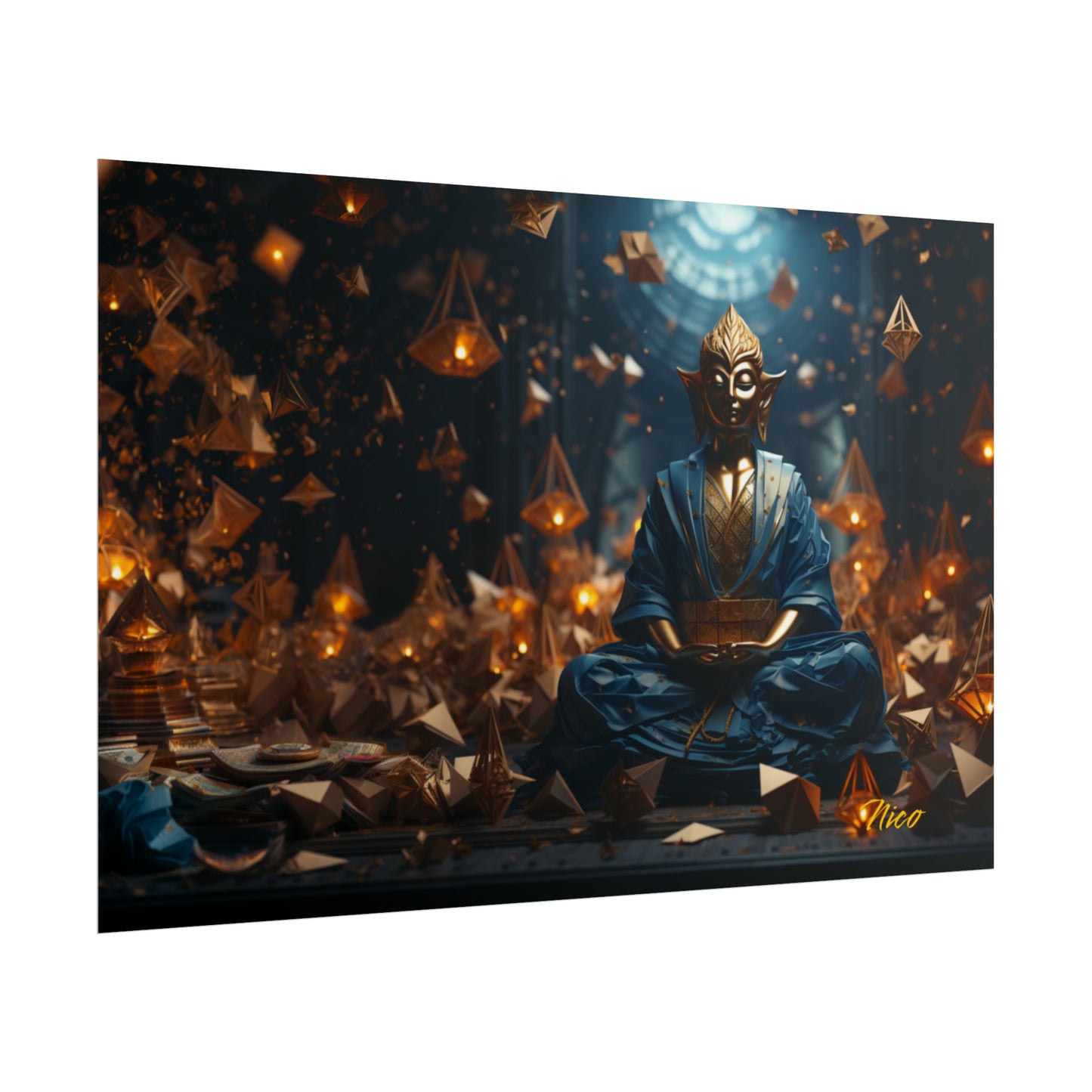 Ascending Buddha Series Print #1 - Fine Art, Matte or Semi-Gloss Print