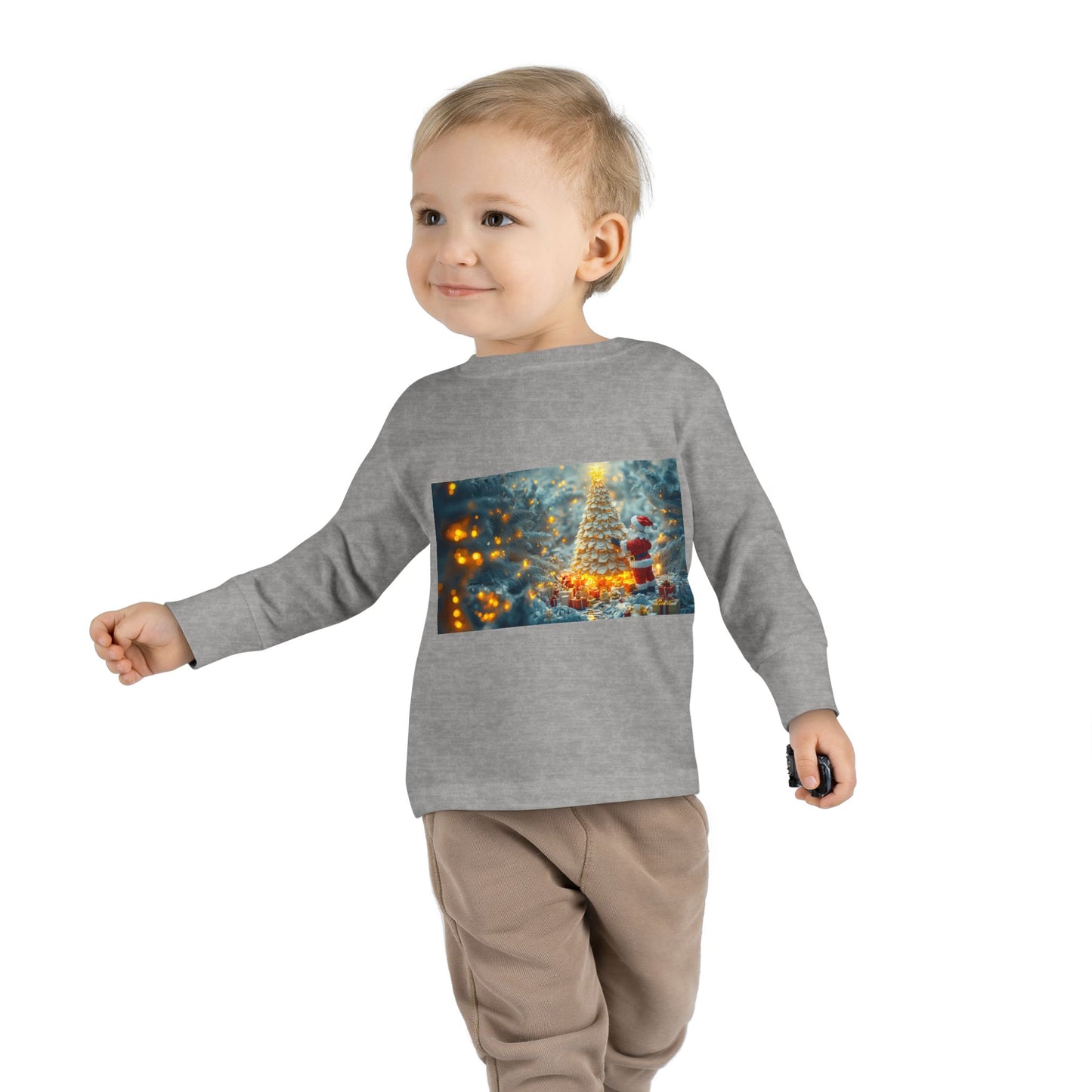 Chirstmas 2024 Series Print #10 Toddler Long Sleeve Tee