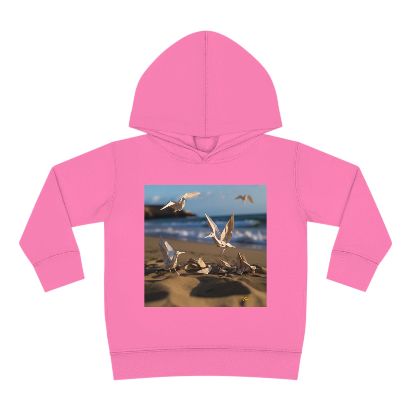 By The Seaside Series Print #7 Toddler Pullover Fleece Hoodie