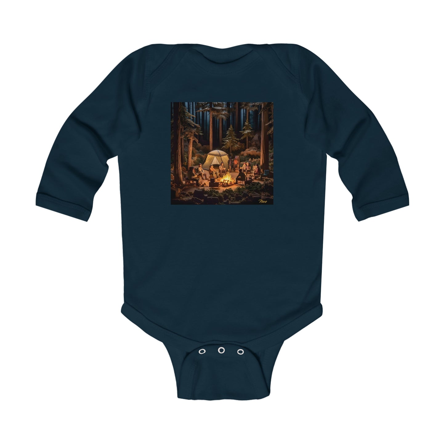 Under The Starry Skies Series Print #4 Infant Long Sleeve Bodysuit